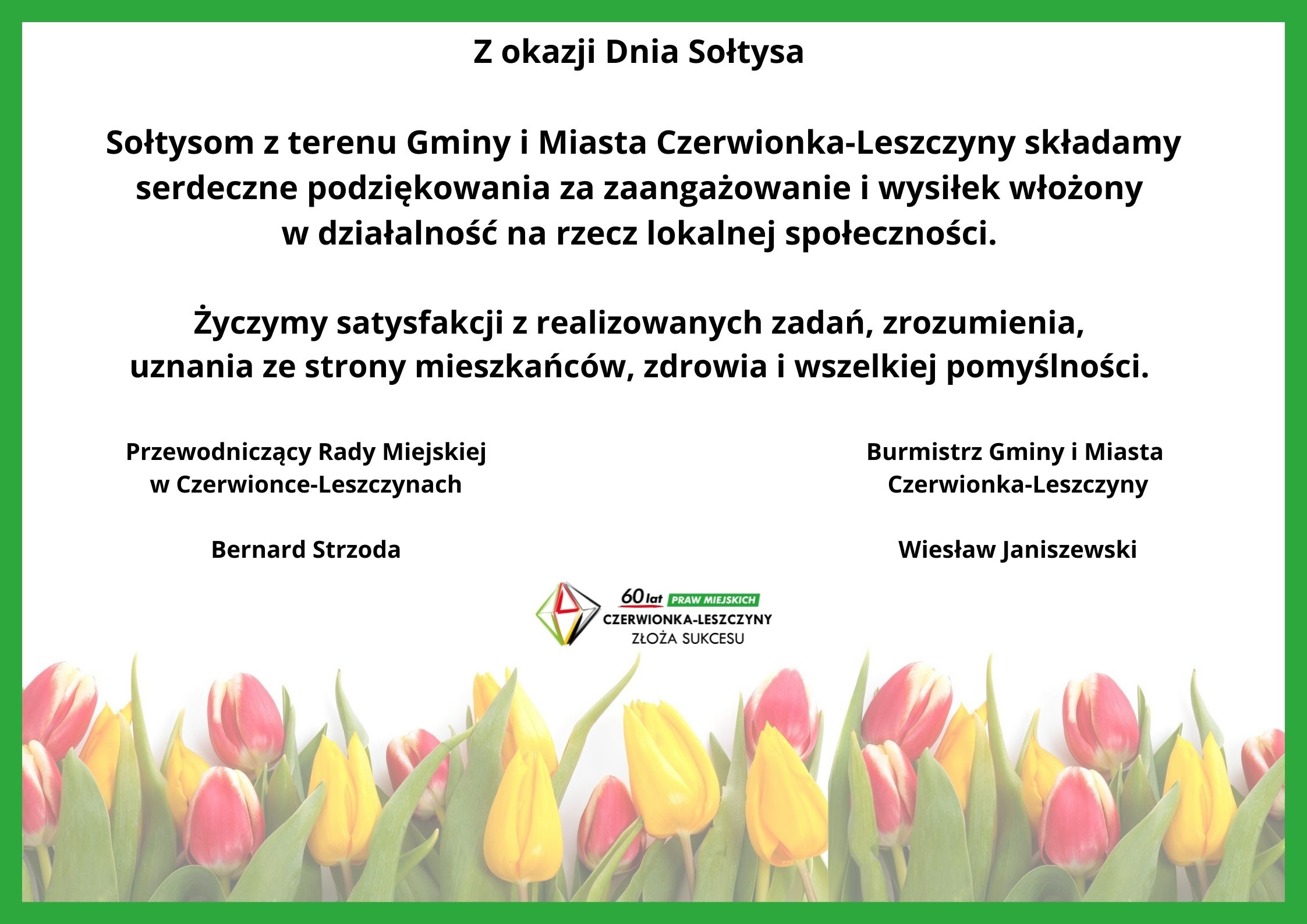 Życzenia z okazji Dnia Sołtysa